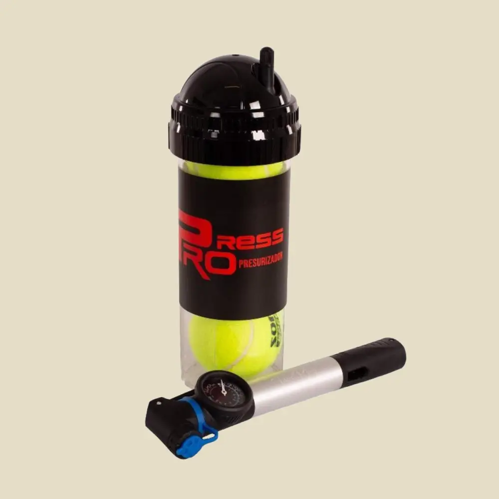 Padela bumbiņu spiediena konteiners Softee Pressurizer Pro x3 bumbiņas + pumpis