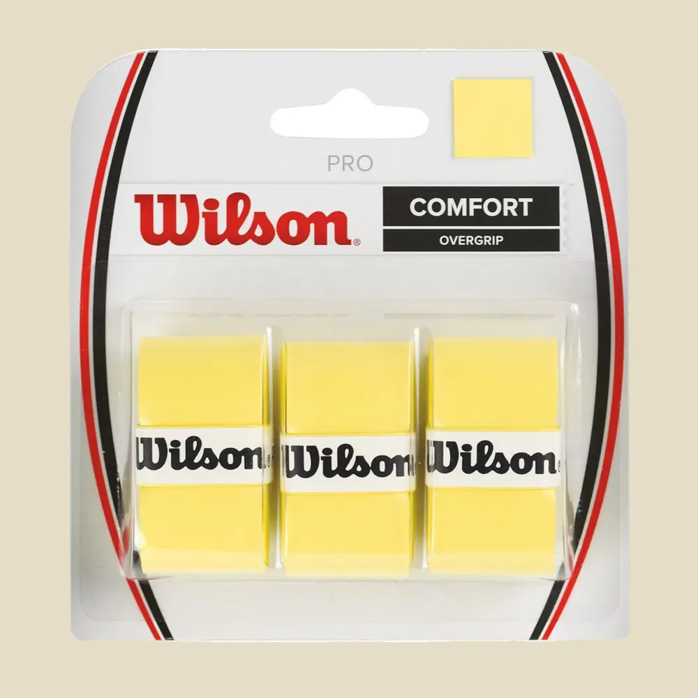 Overgripi Wilson Padel Pro Dzelteni – 3 gab.