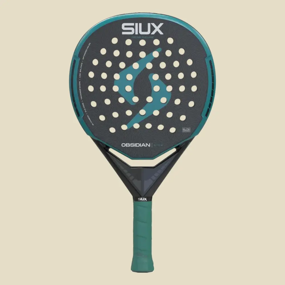 Siux Obsidian Elite 2027, melna / tirkīza, skats no priekšas