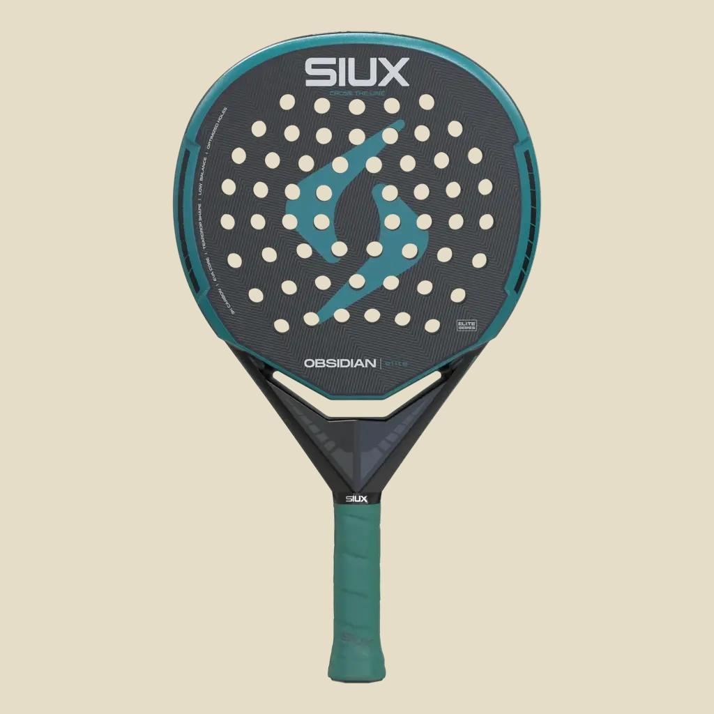 Siux Obsidian Elite 2027, melna / tirkīza, skats no priekšas