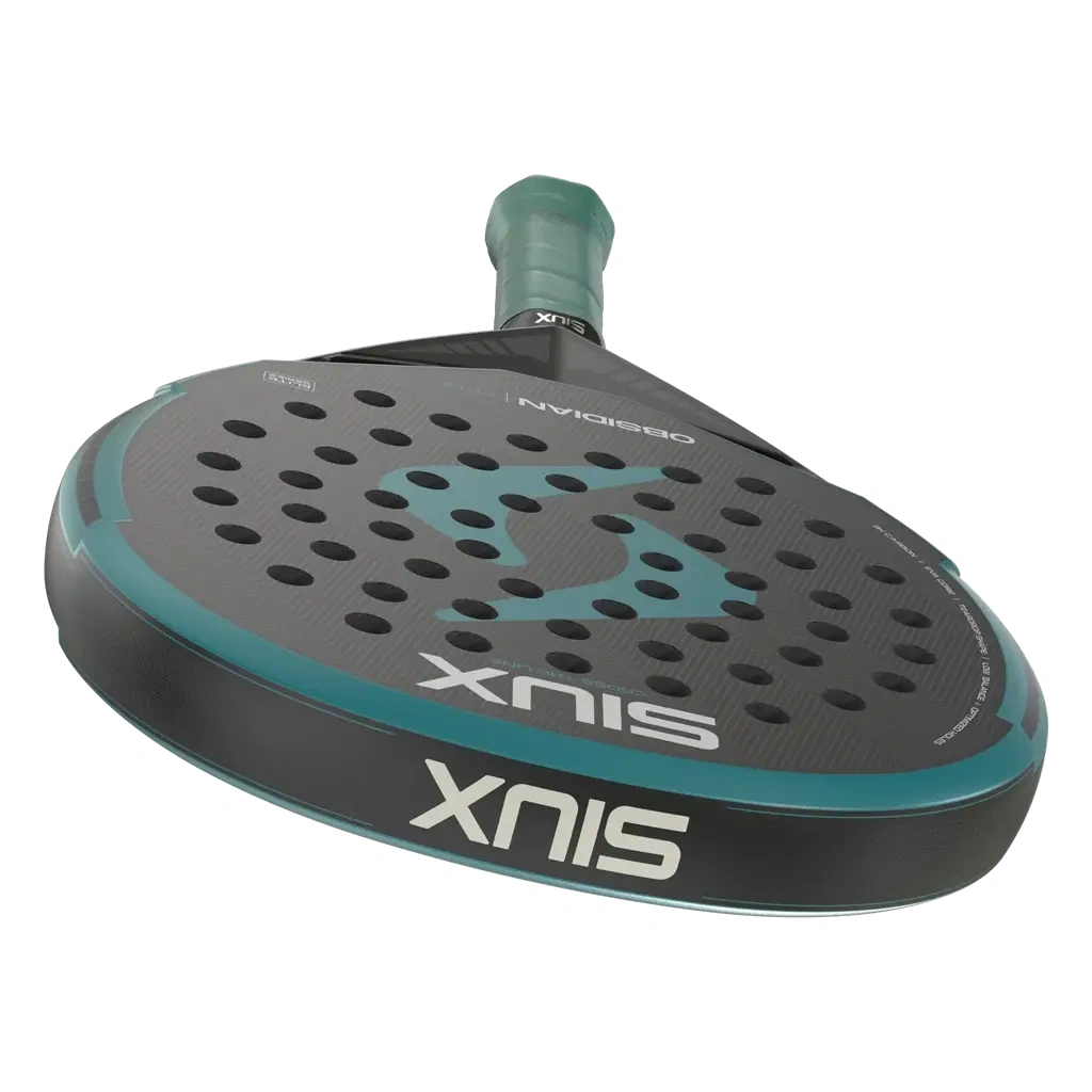 Siux Obsidian Elite 2027, melna / tirkīza, skats leņķī