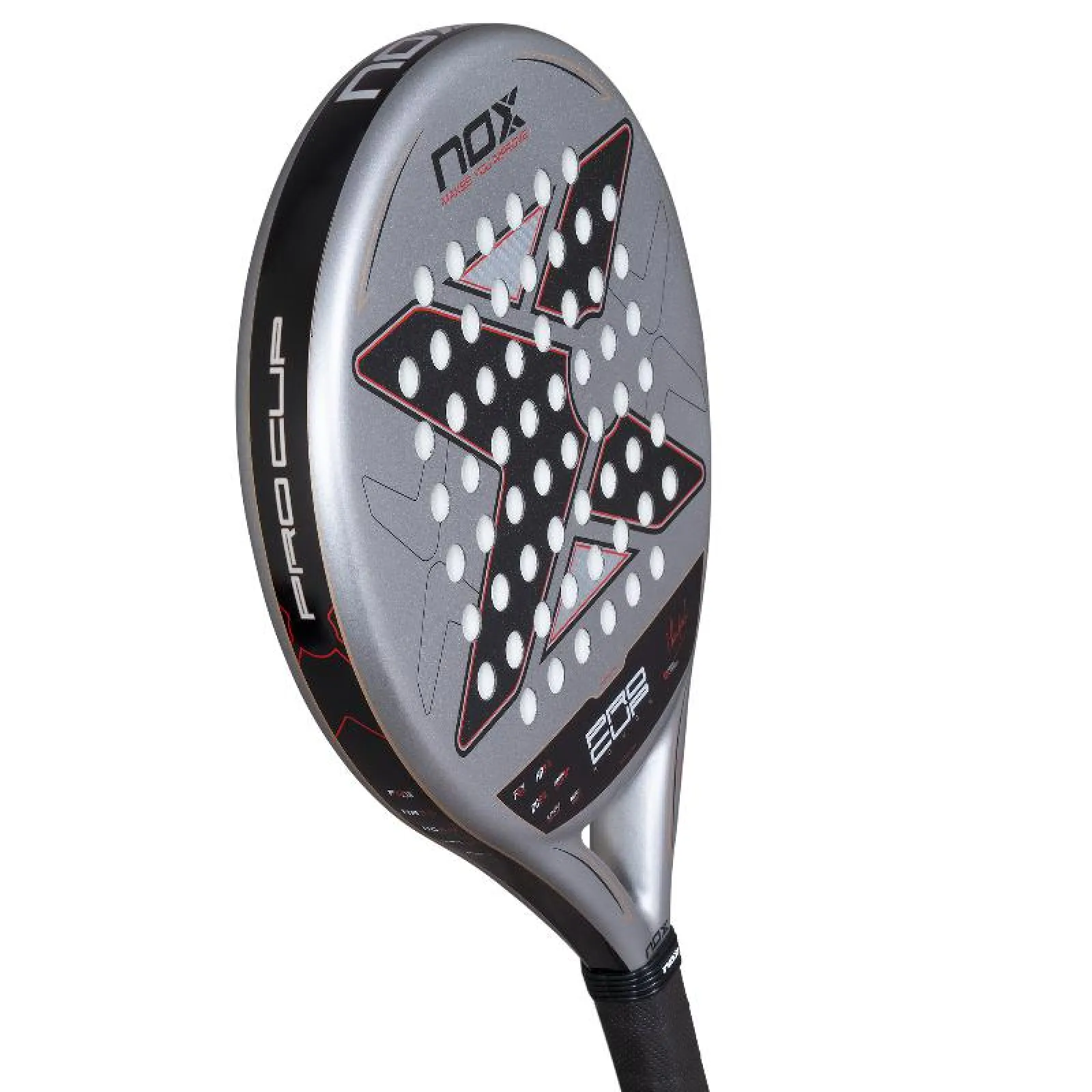 Nox ML10 Pro Cup Rough Surface 2027, melna / pelēka, skats leņķī