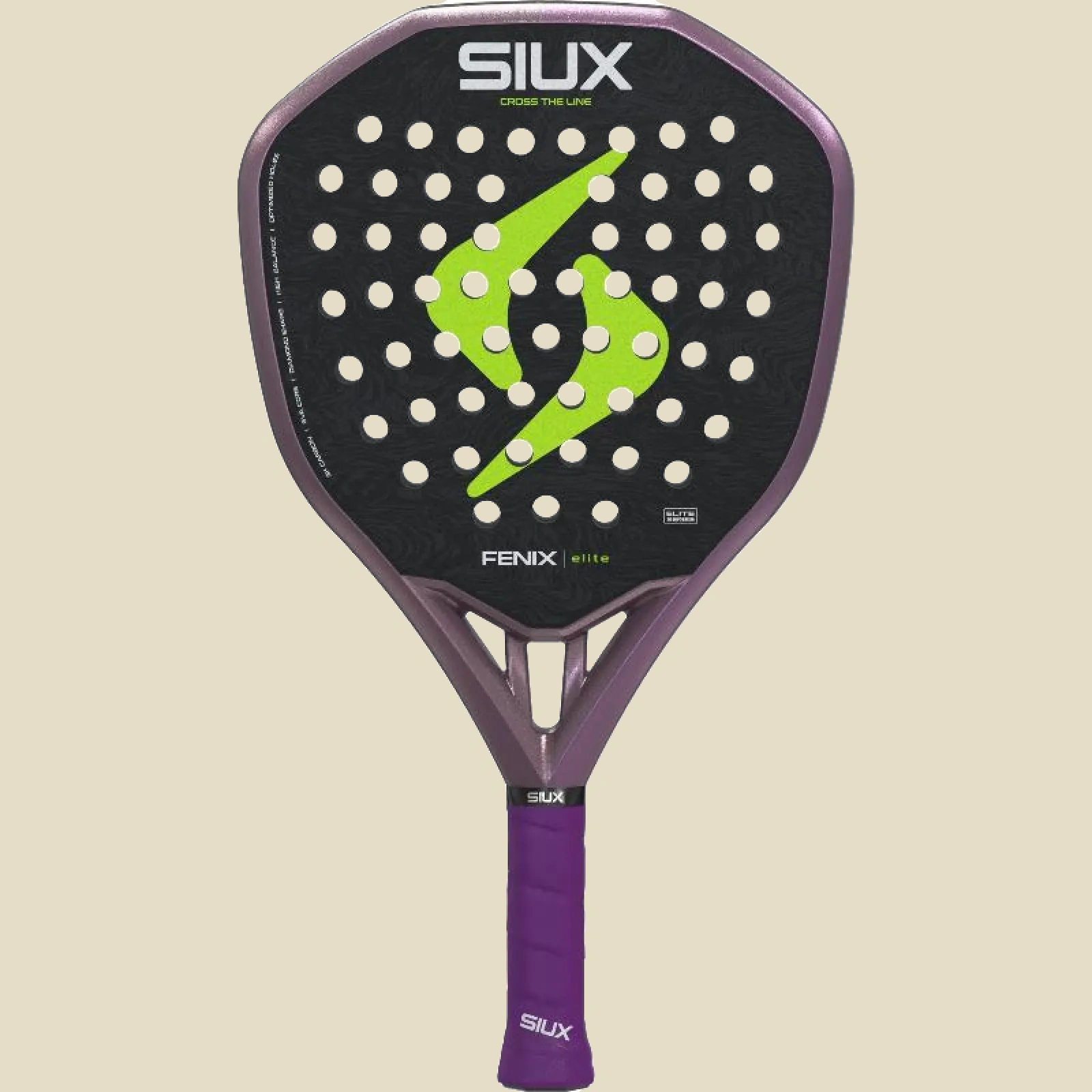 Siux Fenix Elite 2027, melna / violeta, skats no priekšas