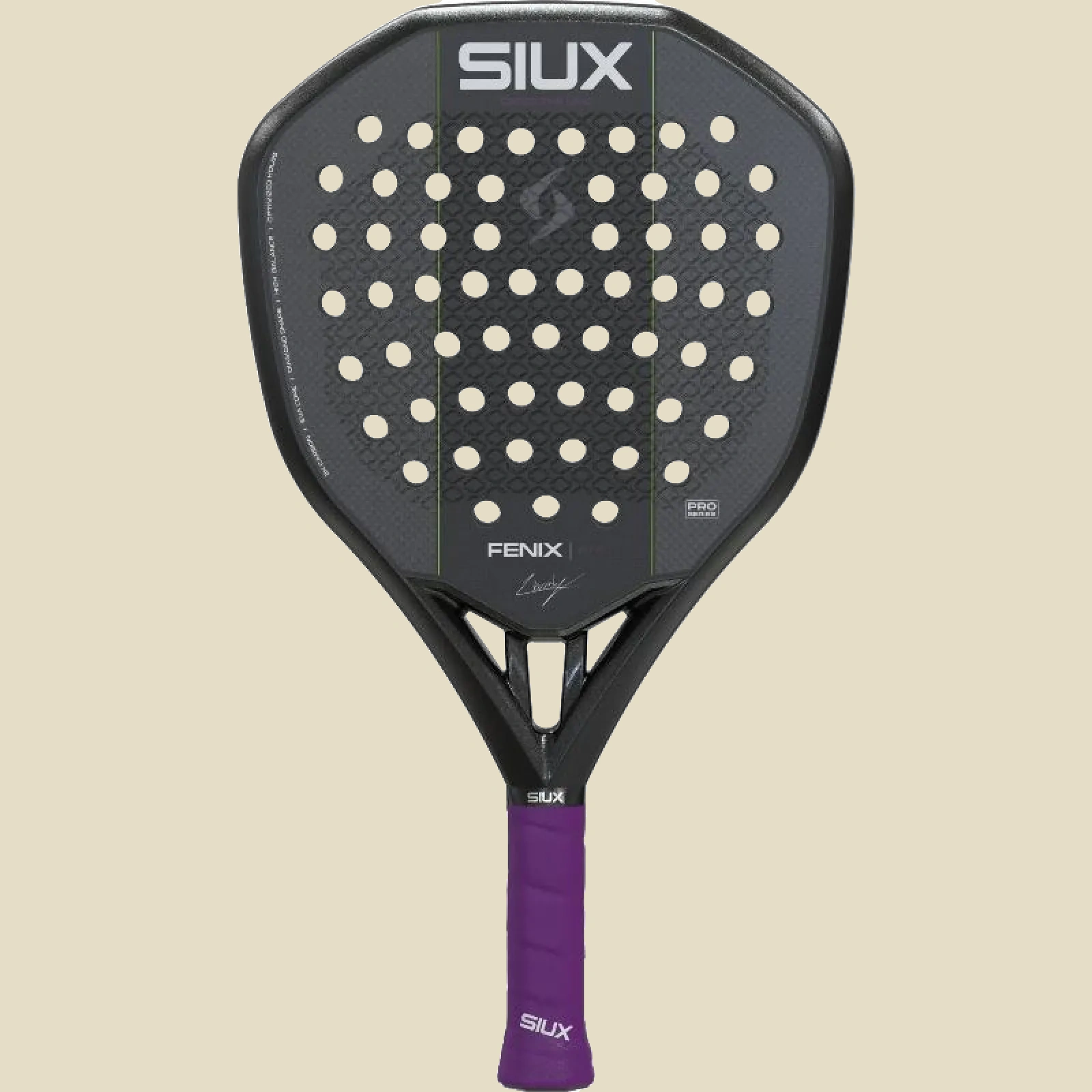 Siux Leo Augsburger Fenix Pro 2027 melna, skats no priekšas