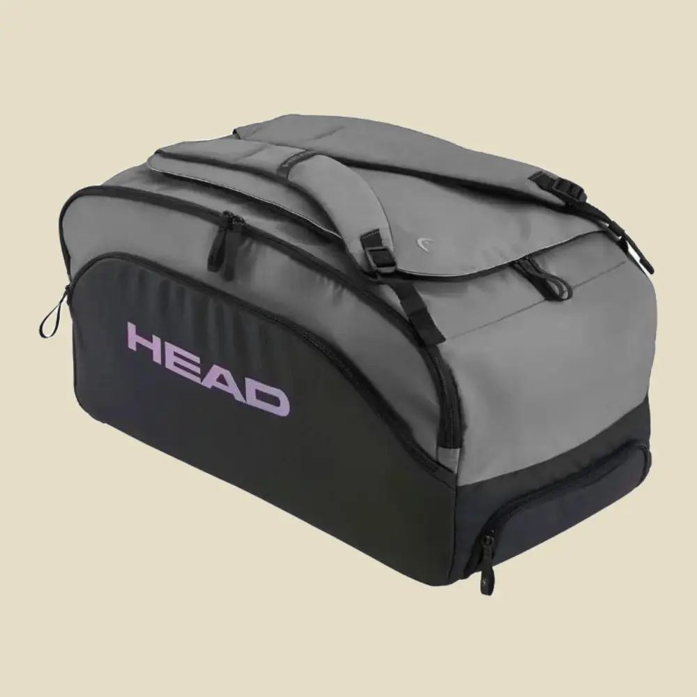 Head Pro X Duffle L padela soma melna-zaļa, skats leņķī