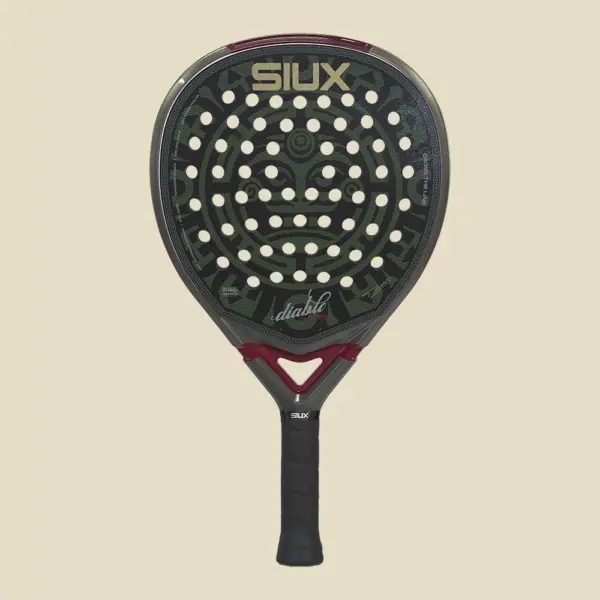 Siux Diablo Pro MX 2026, melna / sarkana, skats no priekšas