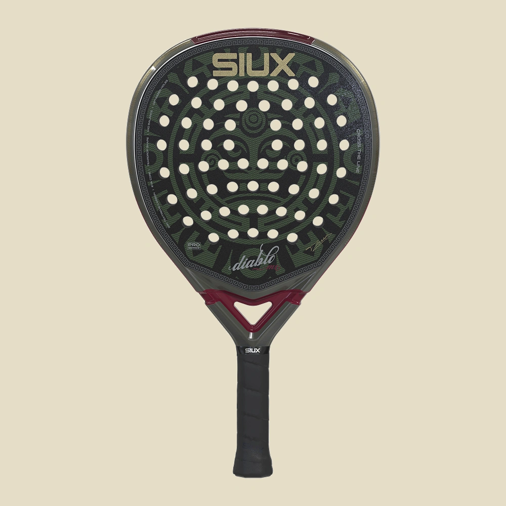 Siux Diablo Pro MX 2026, melna / sarkana, skats no priekšas