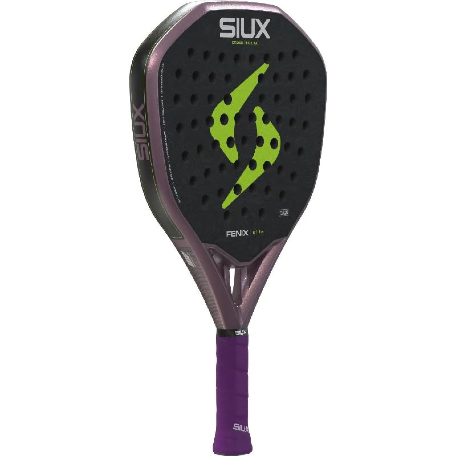 Siux Fenix Elite 2027, melna / violeta, skats leņķī