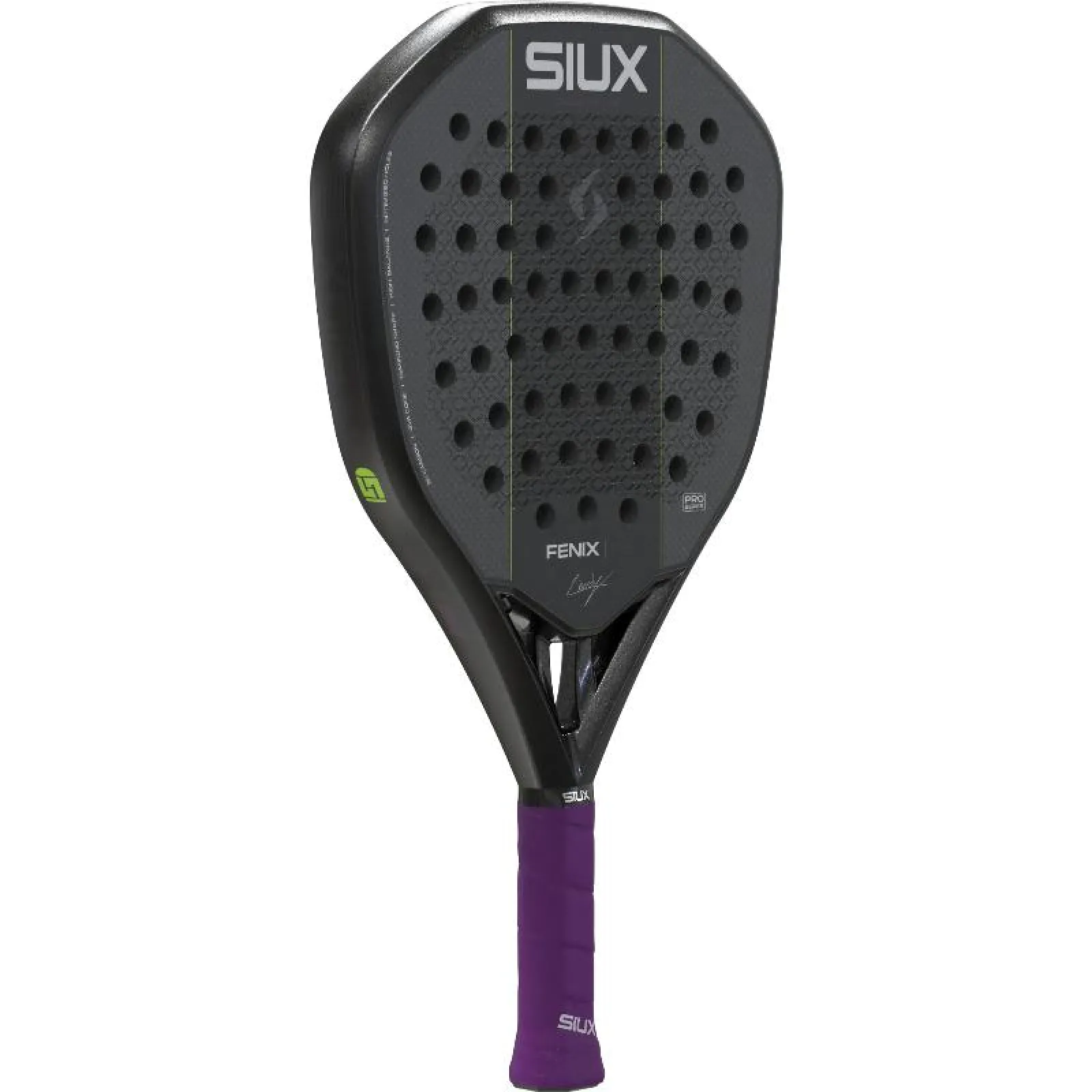 Siux Leo Augsburger Fenix Pro 2027 melna, skats leņķī