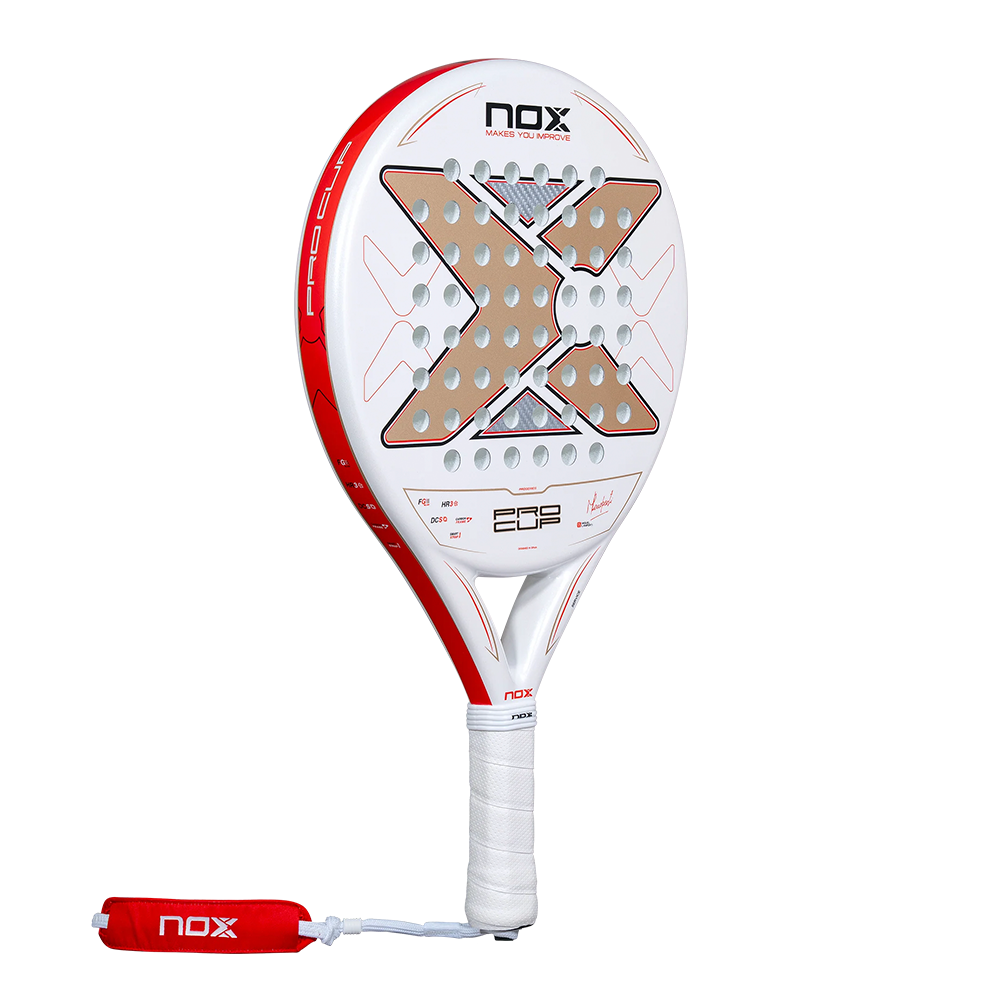 Nox ML10 Pro Cup Coorp 2027, balta / sarkana, skats leņķī