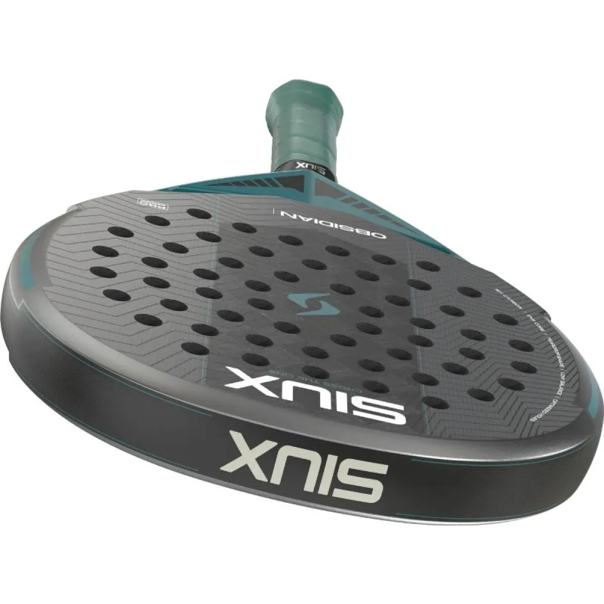 Siux Obsidian Pro 2027 sudraba, melna / pelēka, skats leņķī