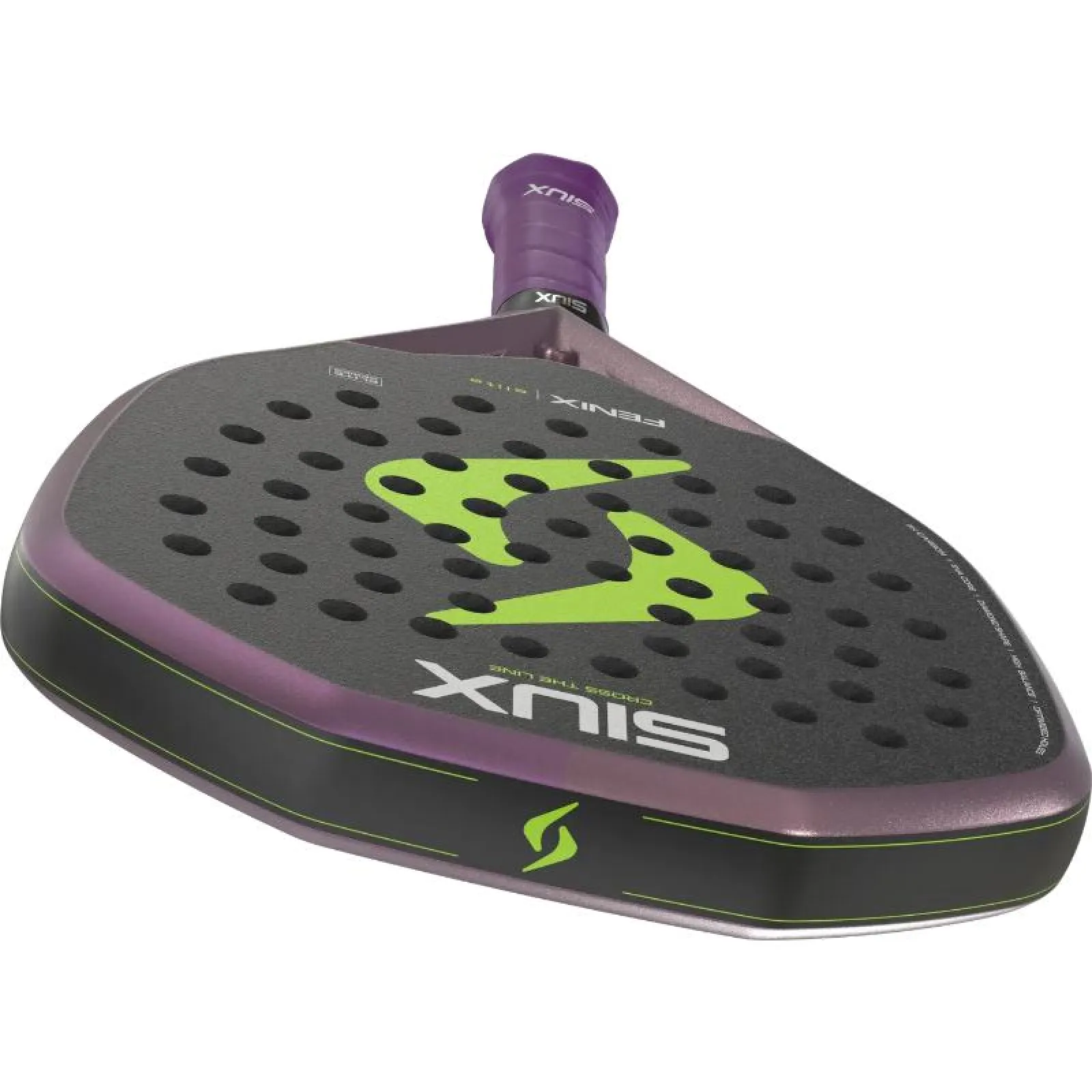 Siux Fenix Elite 2027, melna / violeta, skats leņķī