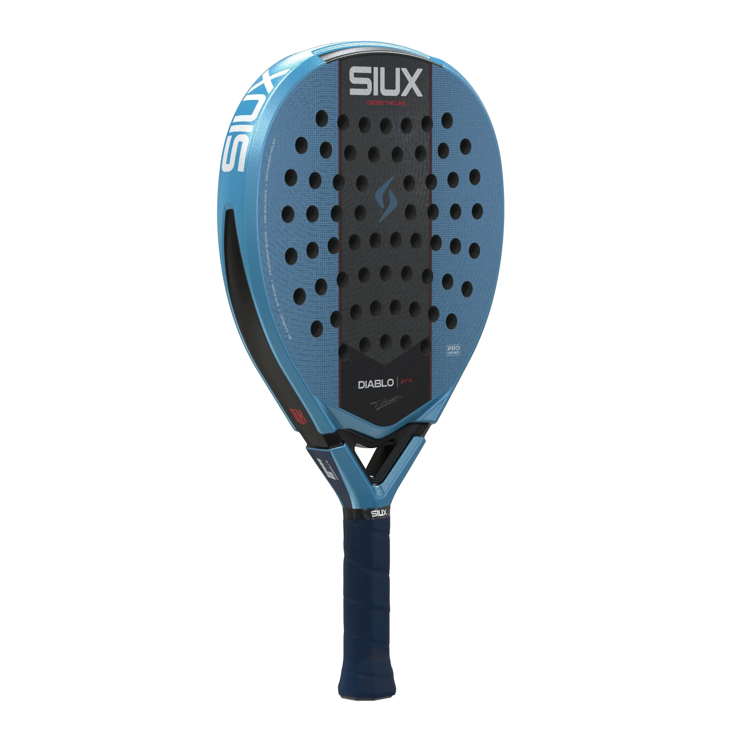 Siux Diablo Pro 2027 metāliski zila, melna, skats leņķī