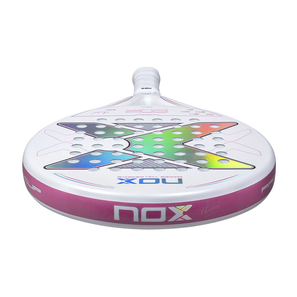 Nox ML10 Pro Cup Light 2027, balta / rozā, skats leņķī