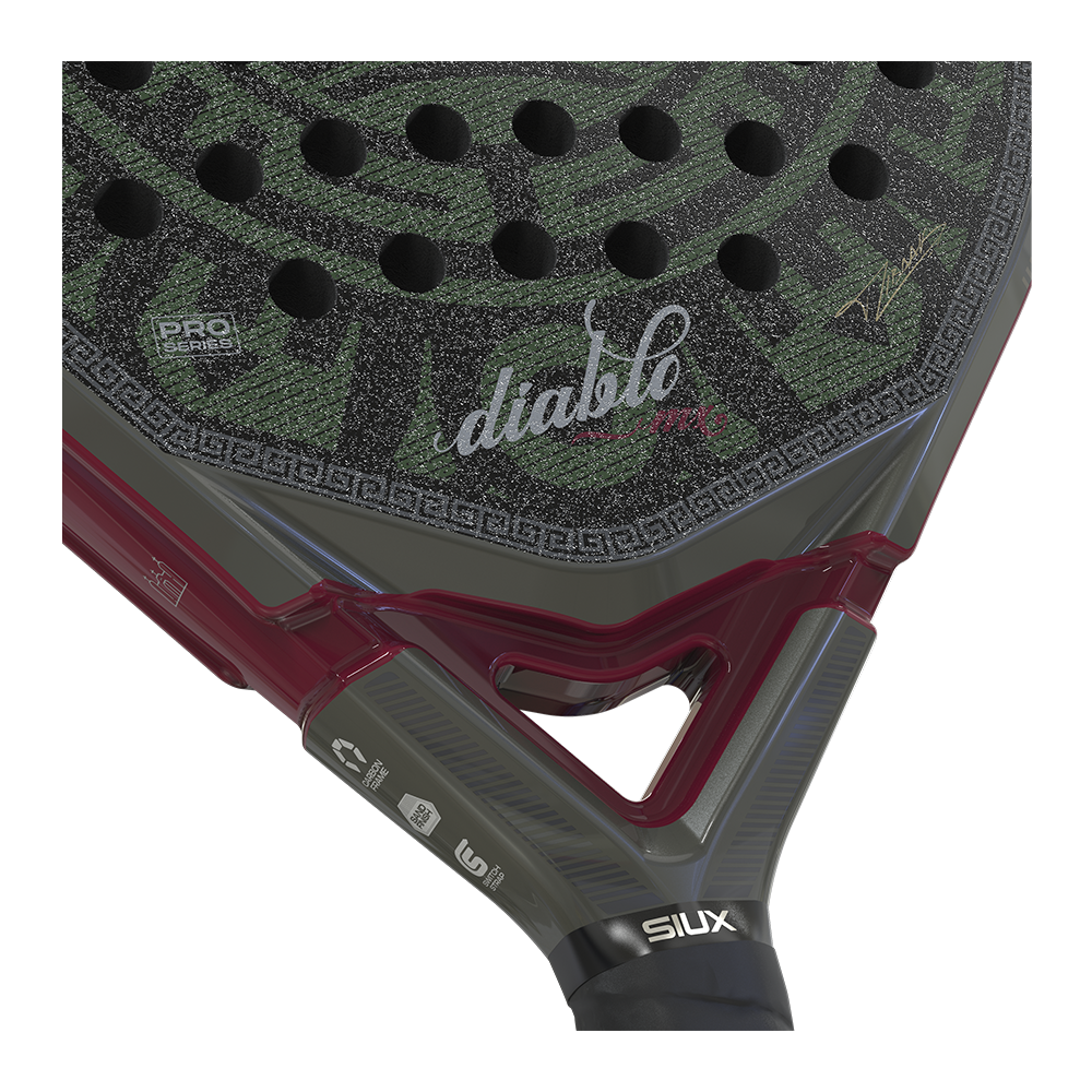 Siux Diablo Pro MX 2026, melna / sarkana, tuvplāns