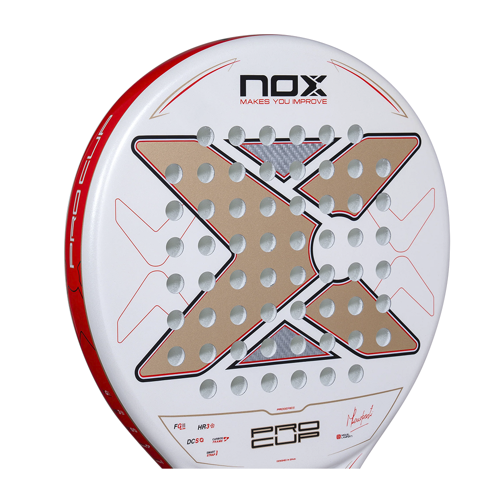 Nox ML10 Pro Cup Coorp 2027, balta / sarkana, tuvplāns
