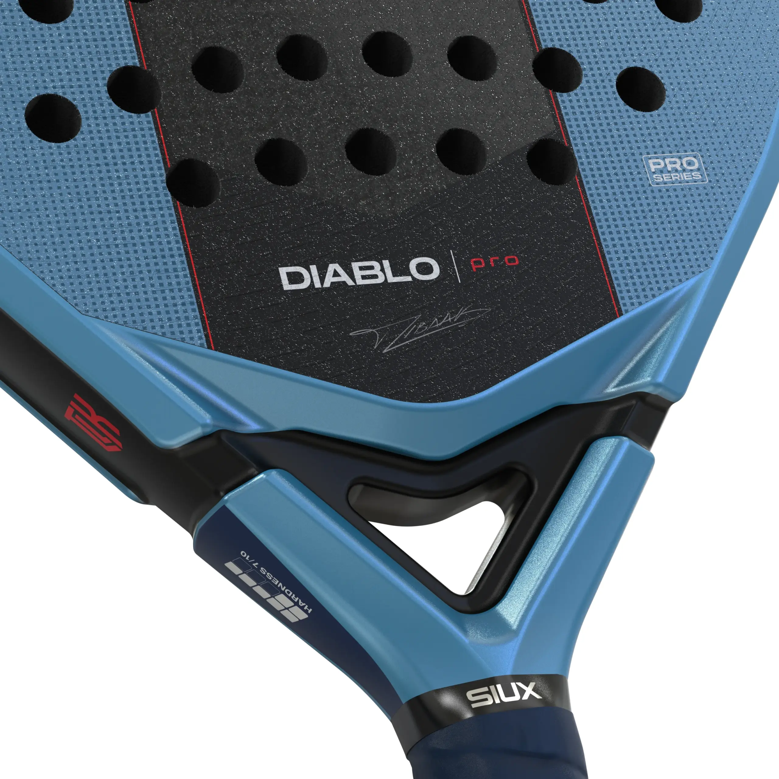 Siux Diablo Pro 2027 metāliski zila, melna, tuvplāns