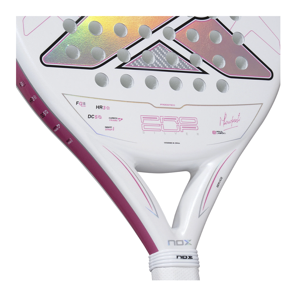 Nox ML10 Pro Cup Light 2027, balta / rozā, tuvplāns