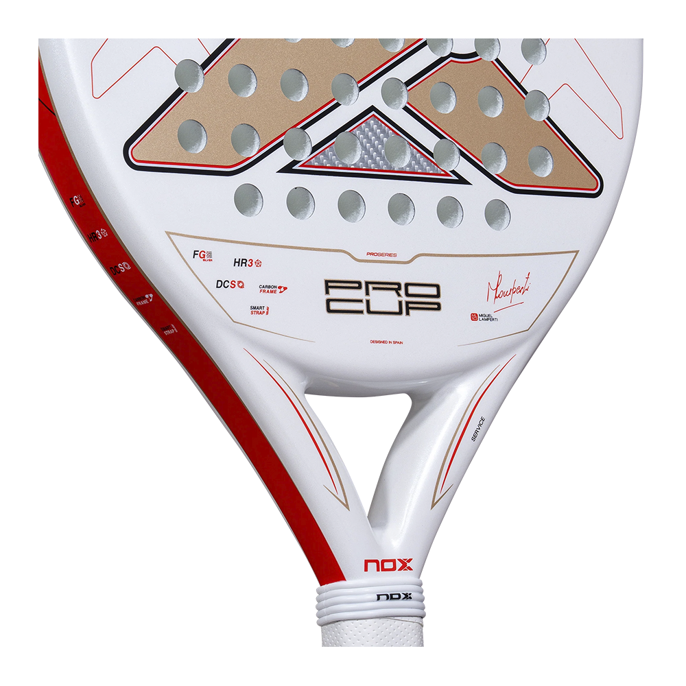 Nox ML10 Pro Cup Coorp 2027, balta / sarkana, tuvplāns