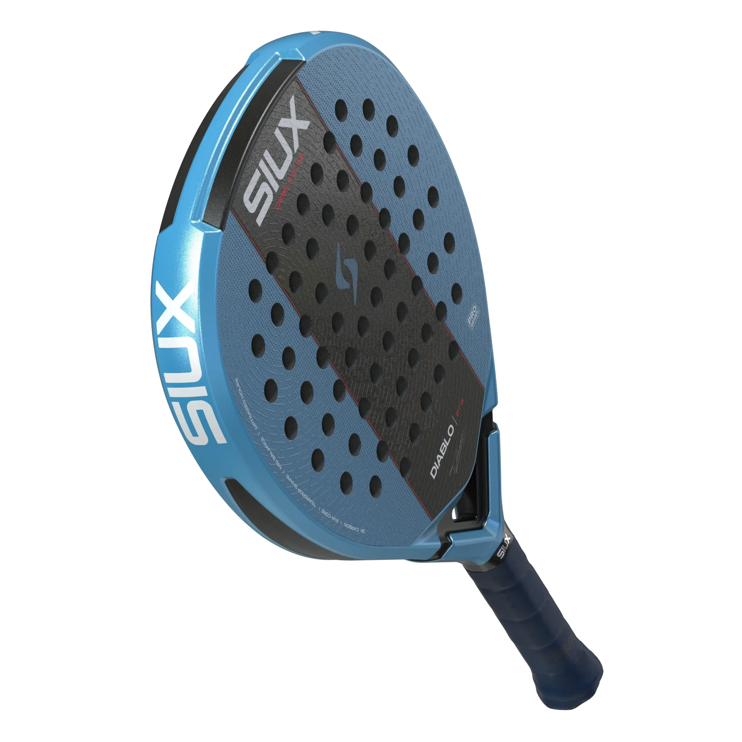 Siux Diablo Pro 2027 metāliski zila, melna, skats leņķī