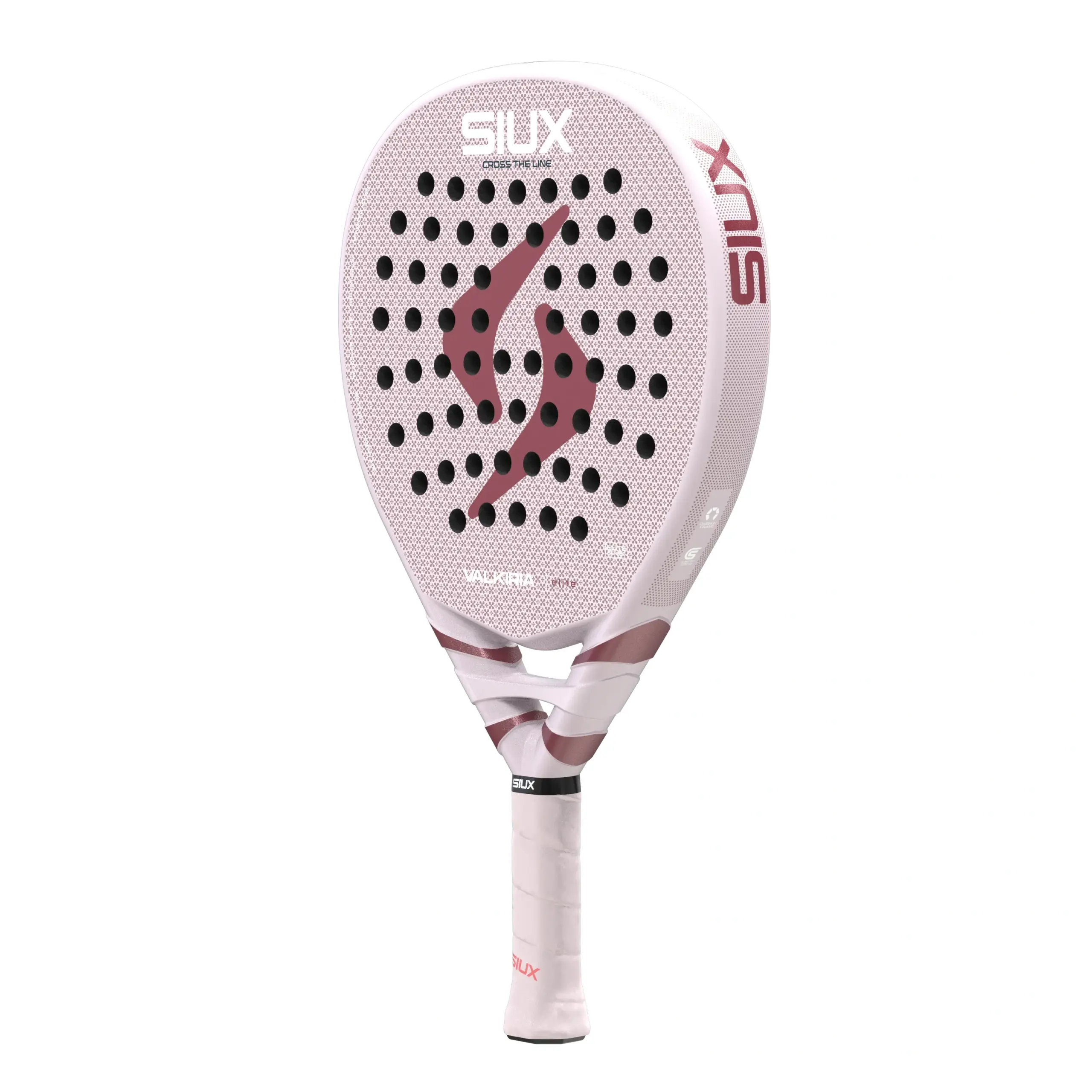 Siux Valkiria Elite 2027, balta / rozā, skats leņķī
