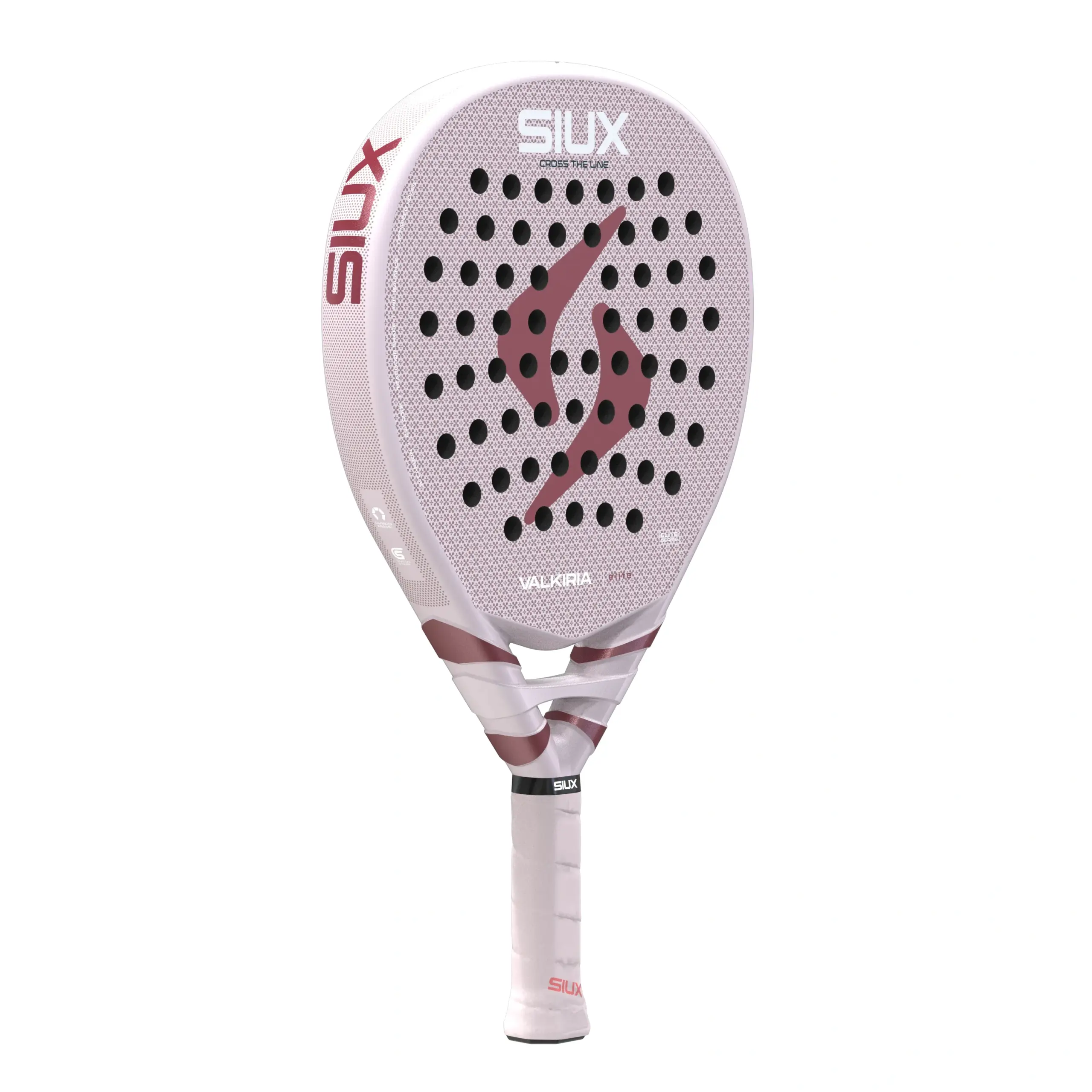 Siux Valkiria Elite 2027, balta / rozā, skats leņķī