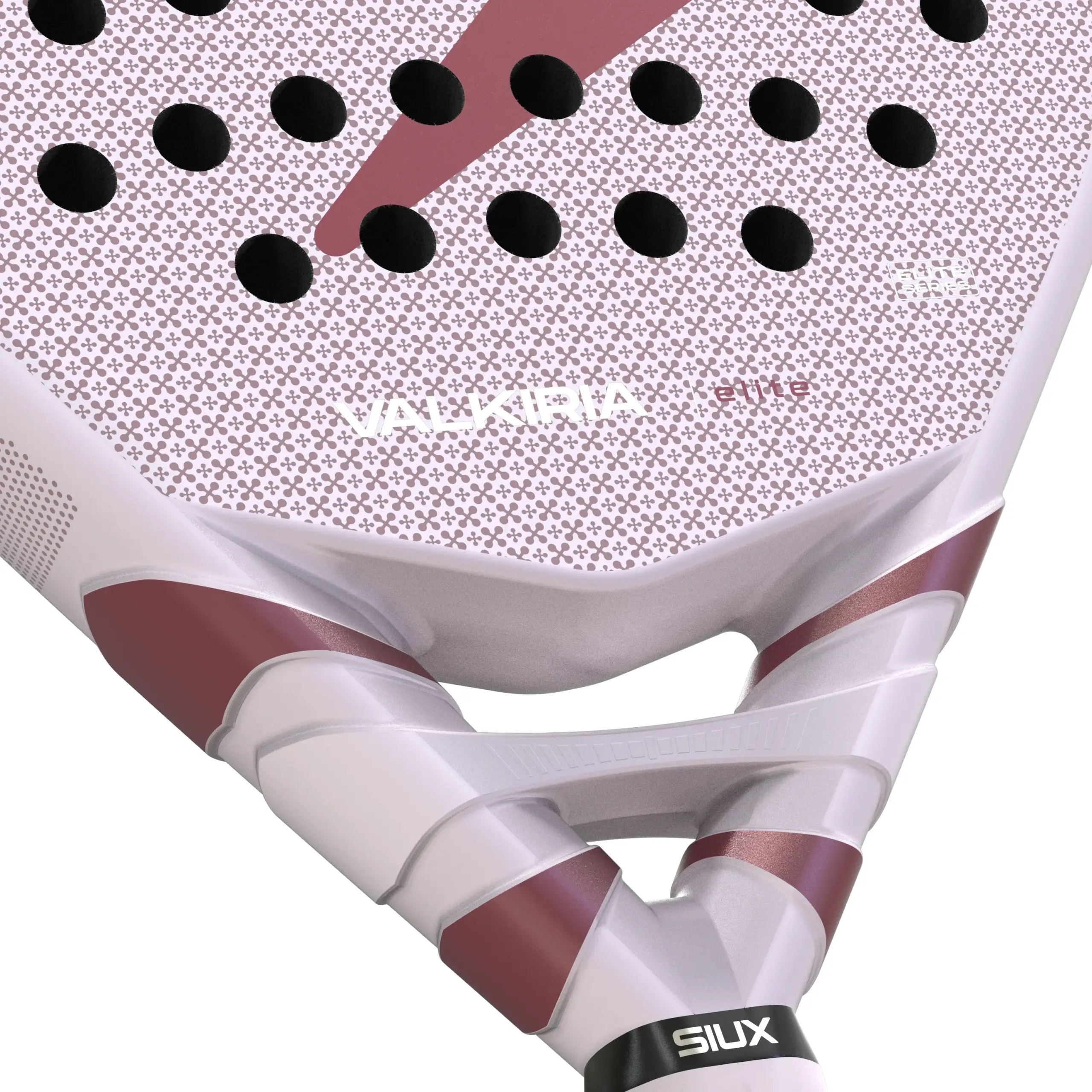 Siux Valkiria Elite 2027, balta / rozā, tuvplāns