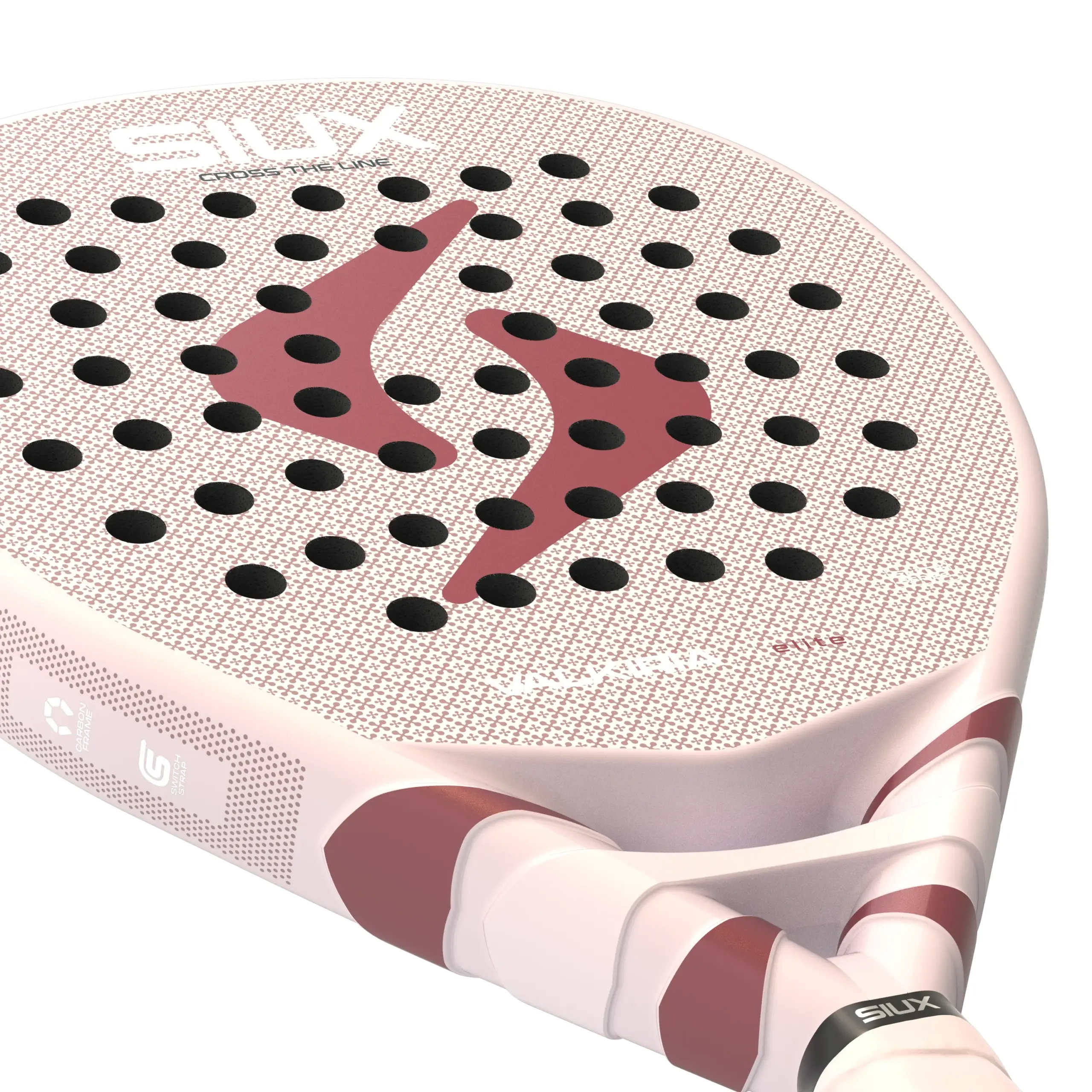Siux Valkiria Elite 2027, balta / rozā, tuvplāns